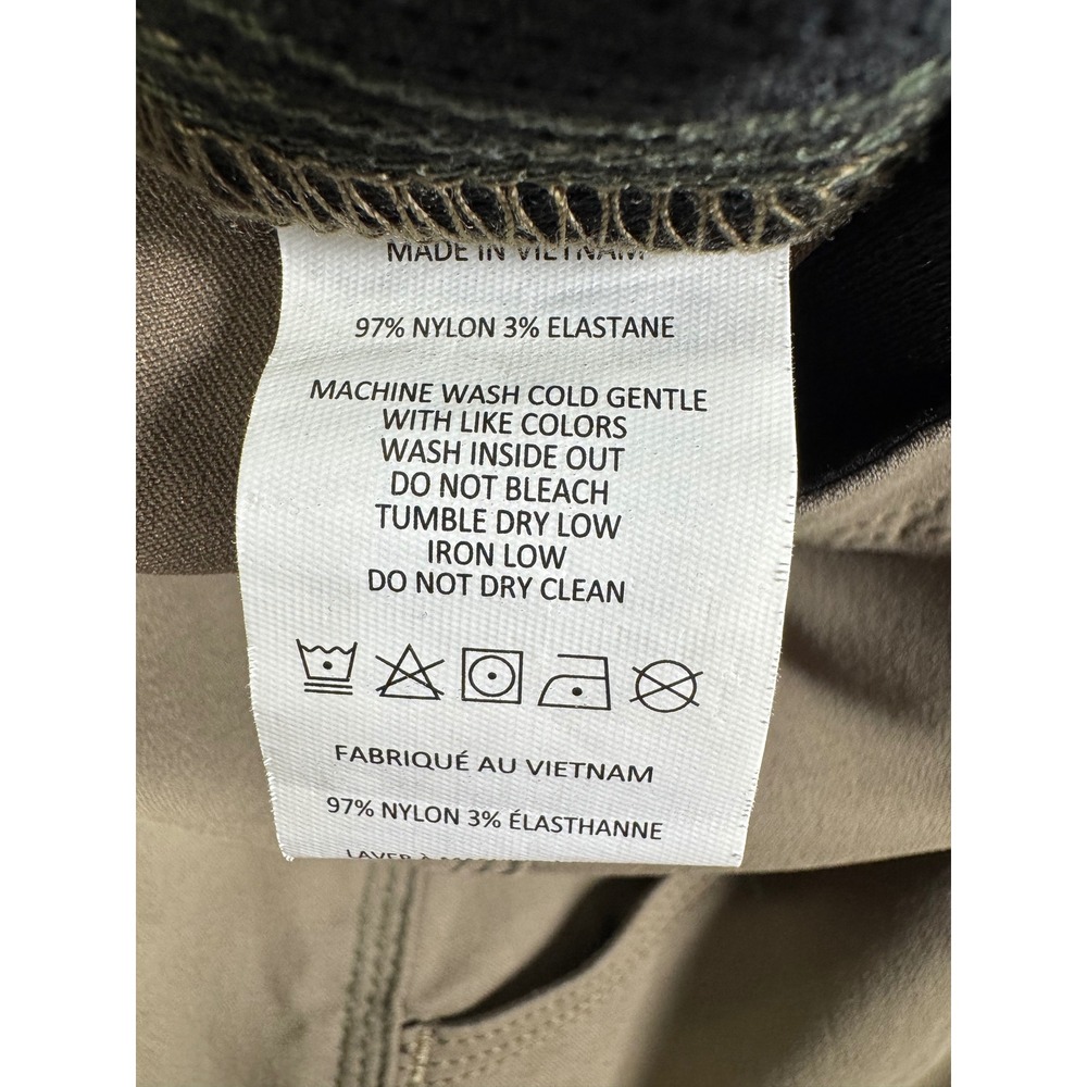 Prana Zion Hiking Pants Mens 36 Brown Stretch Cargo Outdoor Roll Up Leg Pant - Picture 3 of 10